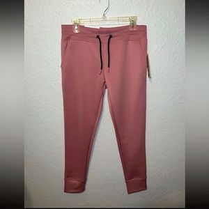 NWT Peony Pink Game Time DNA ActiveWear Womens Joggers Athleisure Pants JRS Sz M